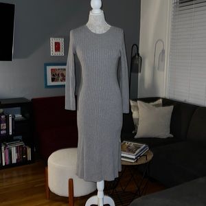 WAYF knit ribbed long dress size M